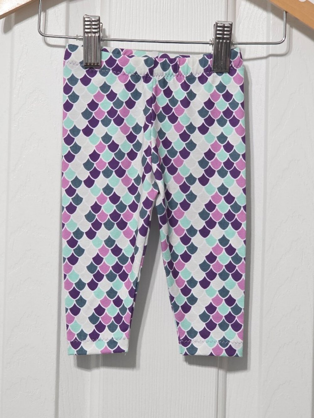 baby girl dragon scale leggings, 3m
